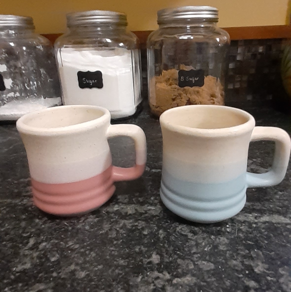 Stoneware mugs